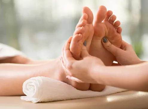Point réflexe pieds